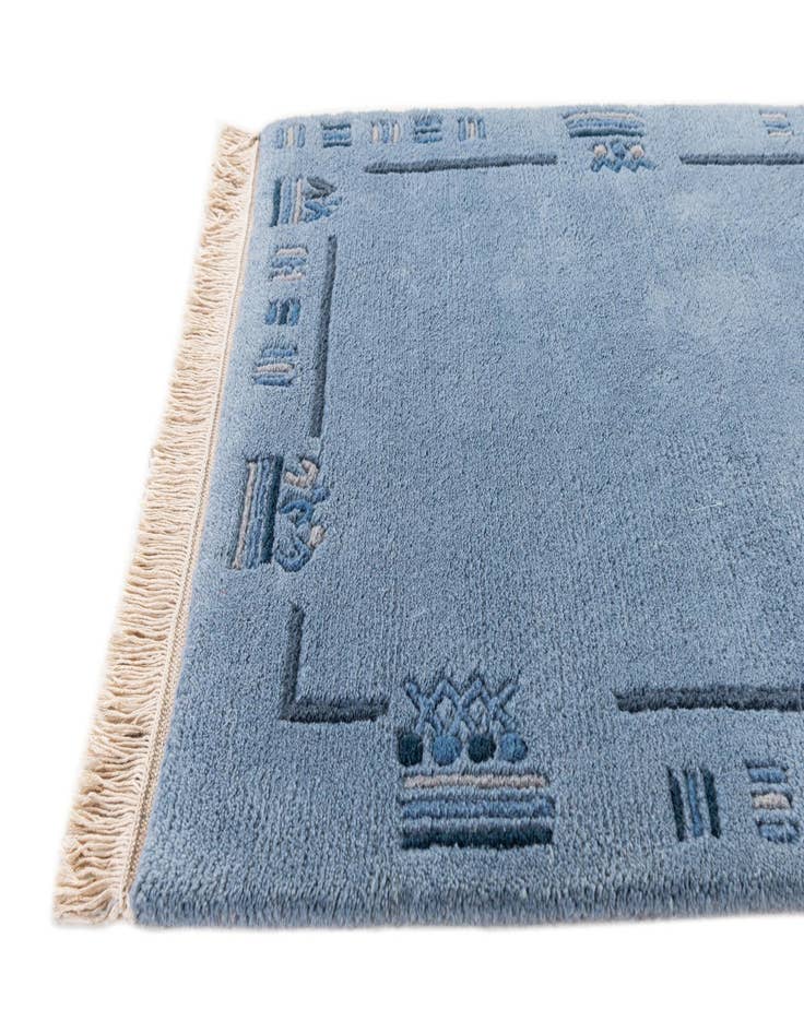 Detail image of  2' 6 x 4' 7  Hand Knotted Tibet Wool Rug