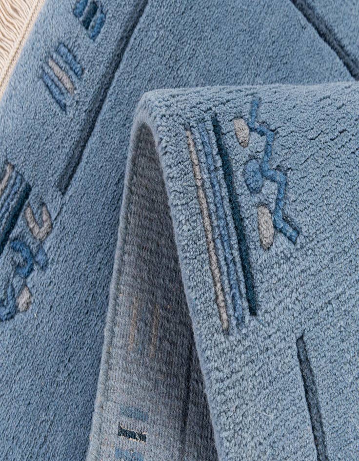 Detail image of  2' 6 x 4' 7  Hand Knotted Tibet Wool Rug