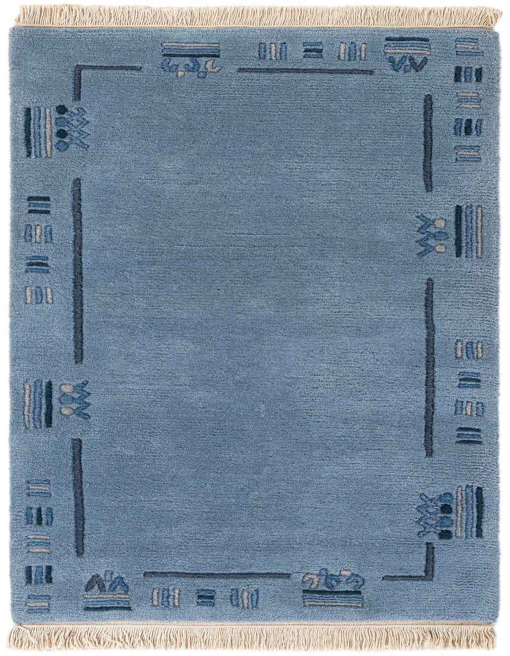 Primary image  2' 6 x 4' 7  Hand Knotted Tibet Wool Rug