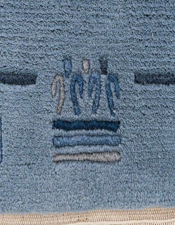 Detail image of  3' x 5' 3  Hand Knotted Tibet Wool Rug