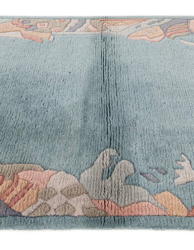 Detail image of  3' 1 x 4' 9  Hand Knotted Tibet Wool Rug