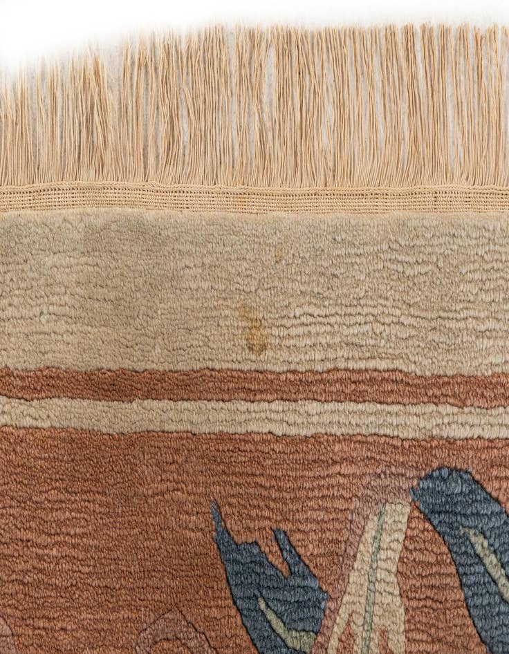 Detail image of  5' 11 x 8' 11  Hand Knotted Tibet Wool Rug