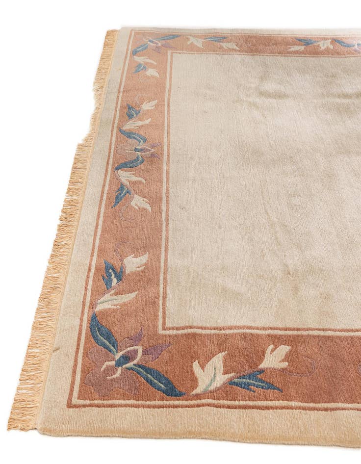 Detail image of  5' 11 x 8' 11  Hand Knotted Tibet Wool Rug