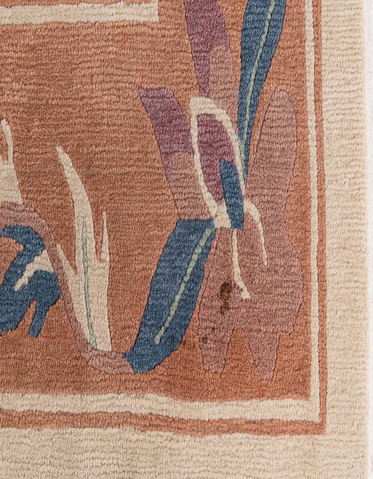 Detail image of  5' 11 x 8' 11  Hand Knotted Tibet Wool Rug