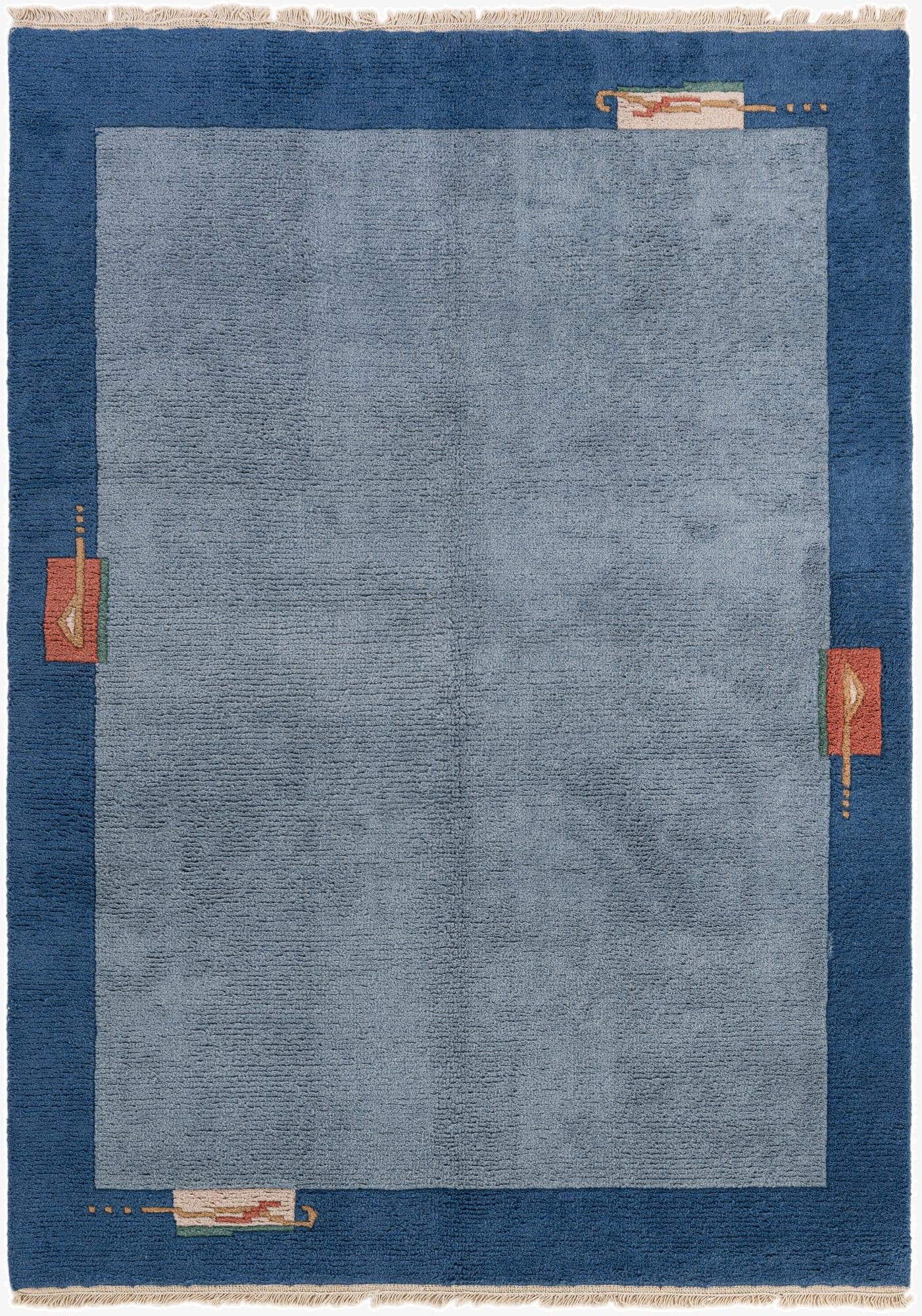  5' 7 x 7' 9  Hand Knotted Tibet Wool Rug