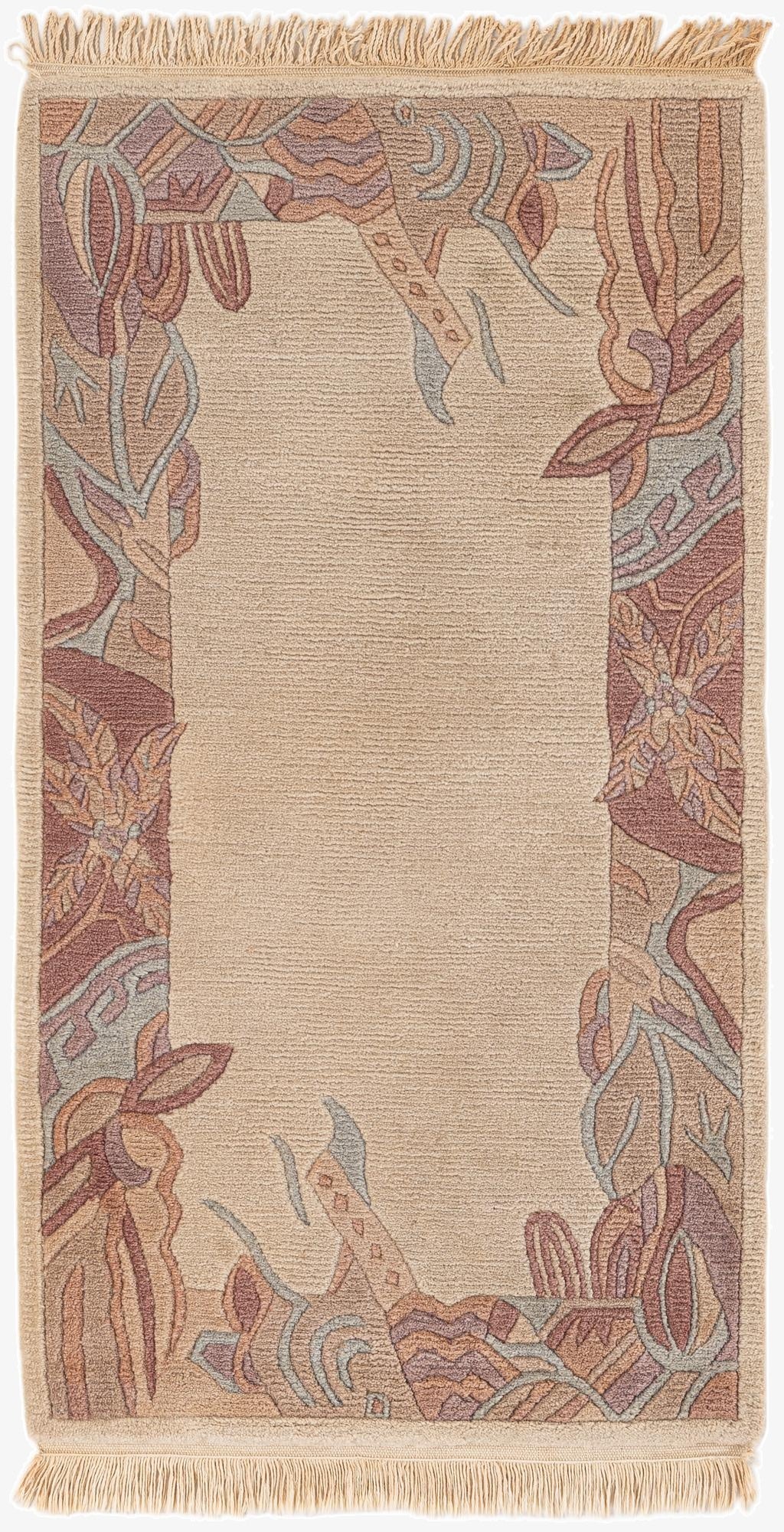  2' 4 x 4' 5  Hand Knotted Tibet Wool Rug