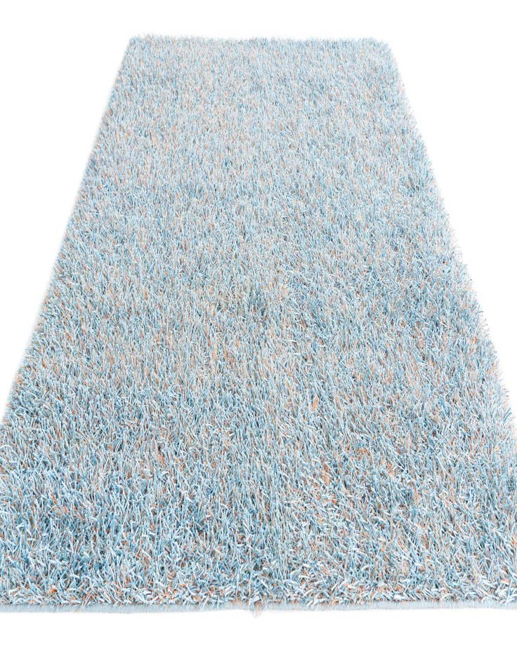 Detail image of 5' x 6' 7 Hand Knotted Two-Tone Shag Oriental Rug