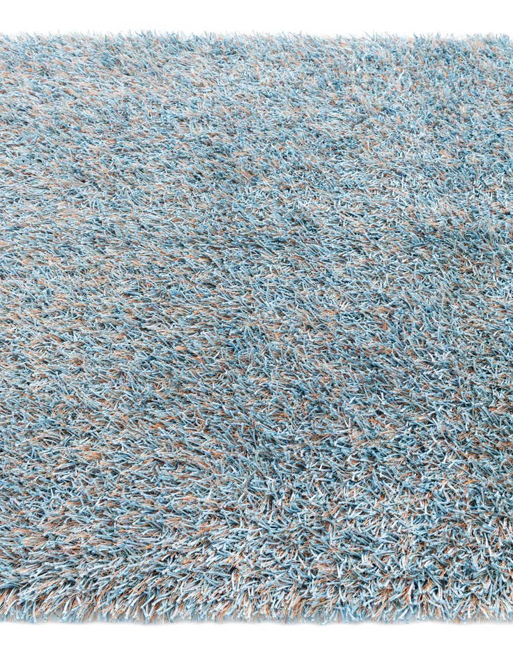 Detail image of 5' x 6' 7 Hand Knotted Two-Tone Shag Oriental Rug