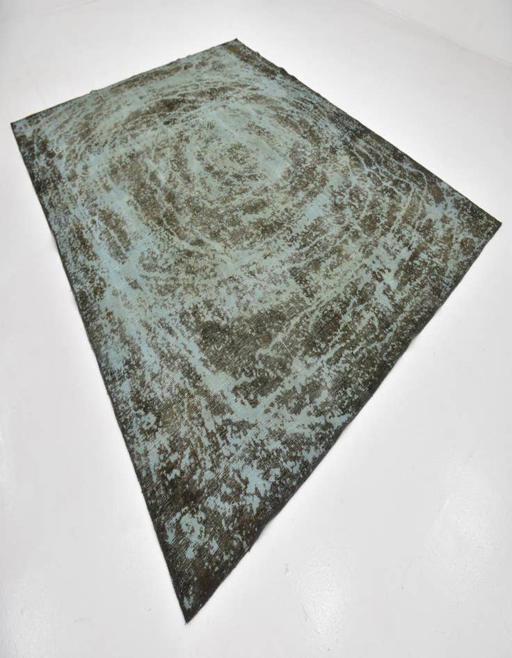 Detail image of  8' 10 x 11' 2  Hand Knotted Ultra Vintage Persian Wool Rug