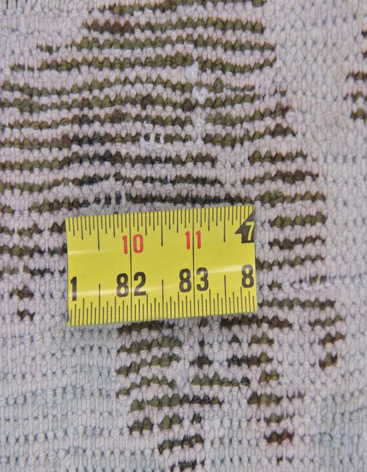 Detail image of  4' 5 x 5' 2  Hand Knotted Ultra Vintage Persian Wool Rug