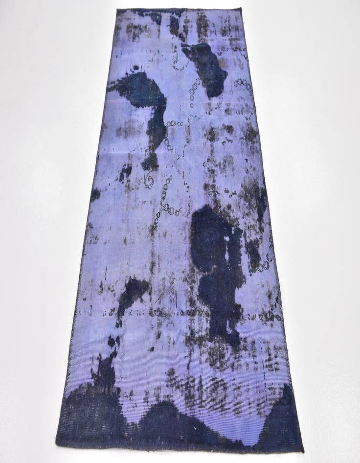 Detail image of  3' 3 x 6'  Hand Knotted Ultra Vintage Persian Wool Rug