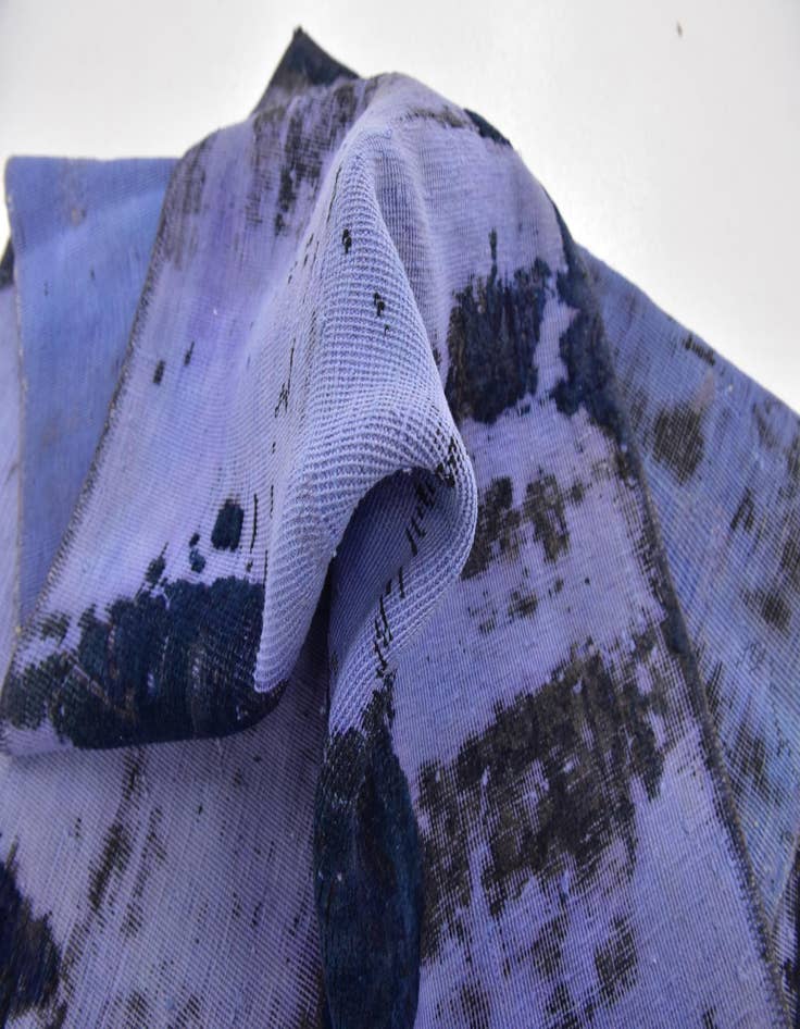 Detail image of  3' 3 x 6'  Hand Knotted Ultra Vintage Persian Wool Rug