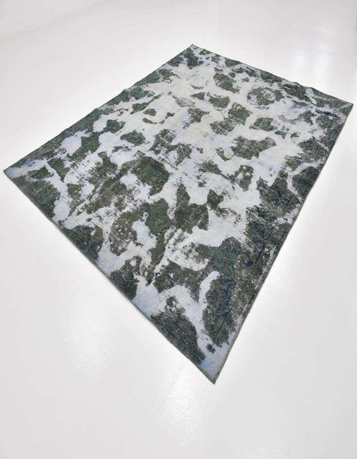 Detail image of  8' x 10' 2  Hand Knotted Ultra Vintage Persian Wool Rug