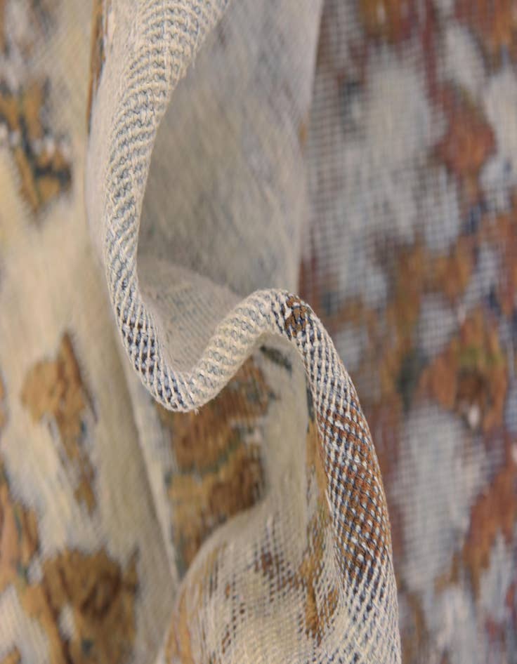 Detail image of  5' 9 x 9'  Hand Knotted Ultra Vintage Persian Wool Rug