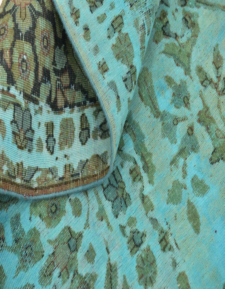 Detail image of  9' 5 x 12' 7  Hand Knotted Ultra Vintage Persian Wool Rug