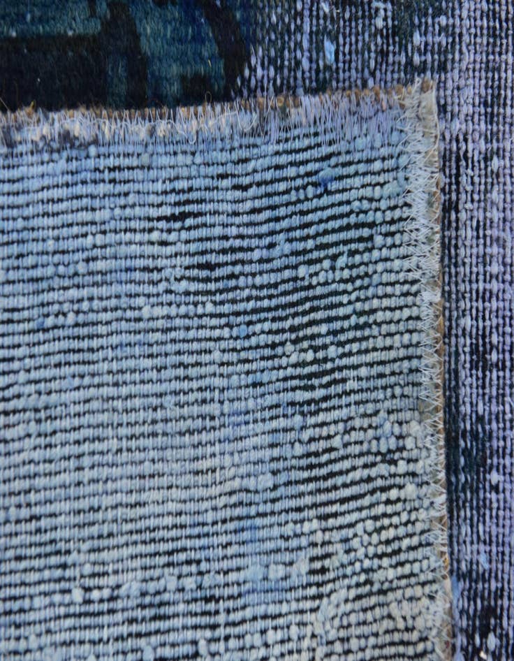 Detail image of  6' 6 x 9'  Hand Knotted Ultra Vintage Persian Wool Rug