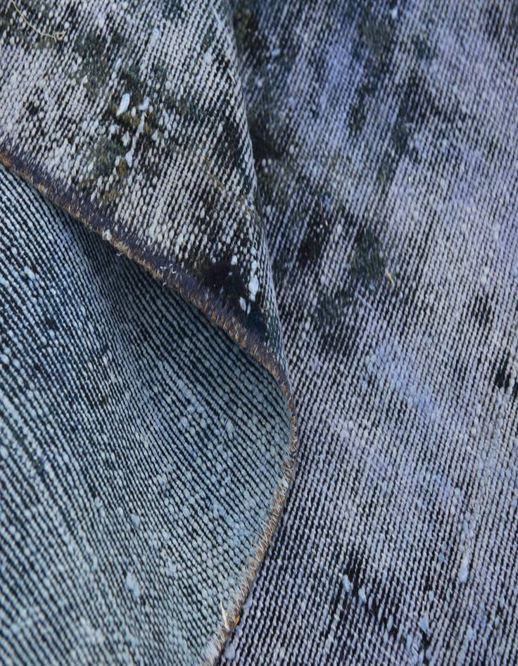 Detail image of  6' 6 x 9'  Hand Knotted Ultra Vintage Persian Wool Rug