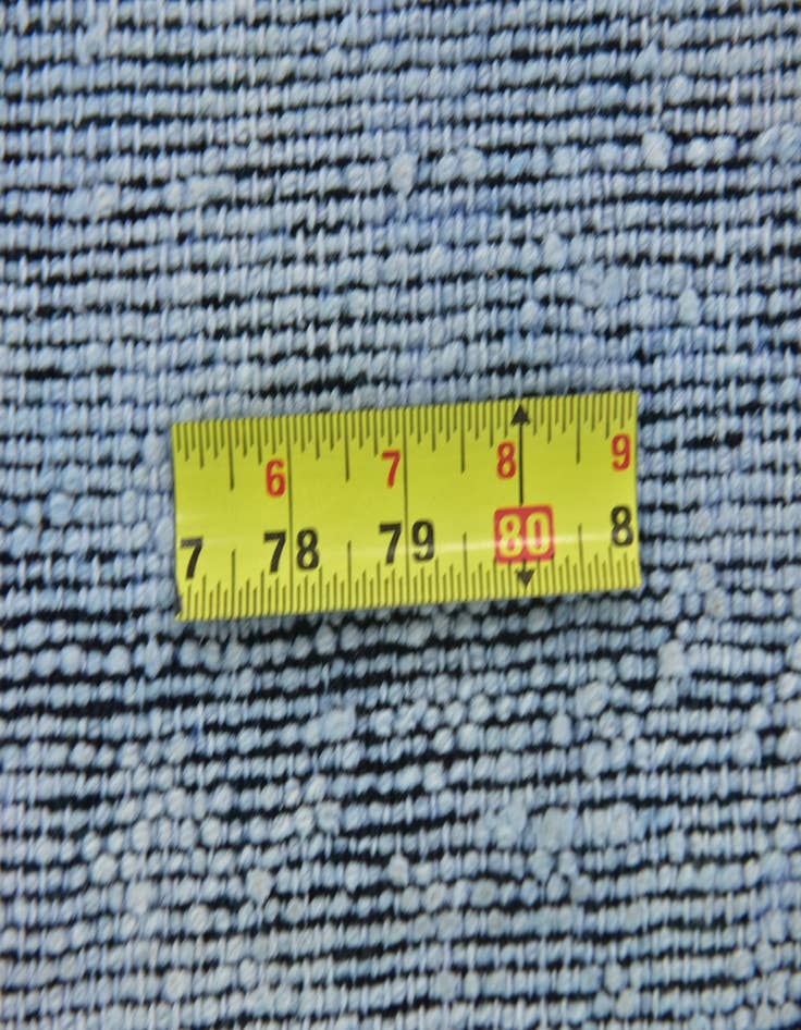 Detail image of  6' 6 x 9'  Hand Knotted Ultra Vintage Persian Wool Rug