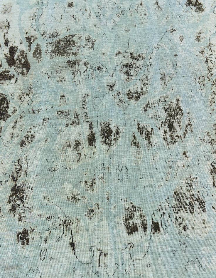 Detail image of  6' x 7' 7  Hand Knotted Ultra Vintage Persian Wool Rug