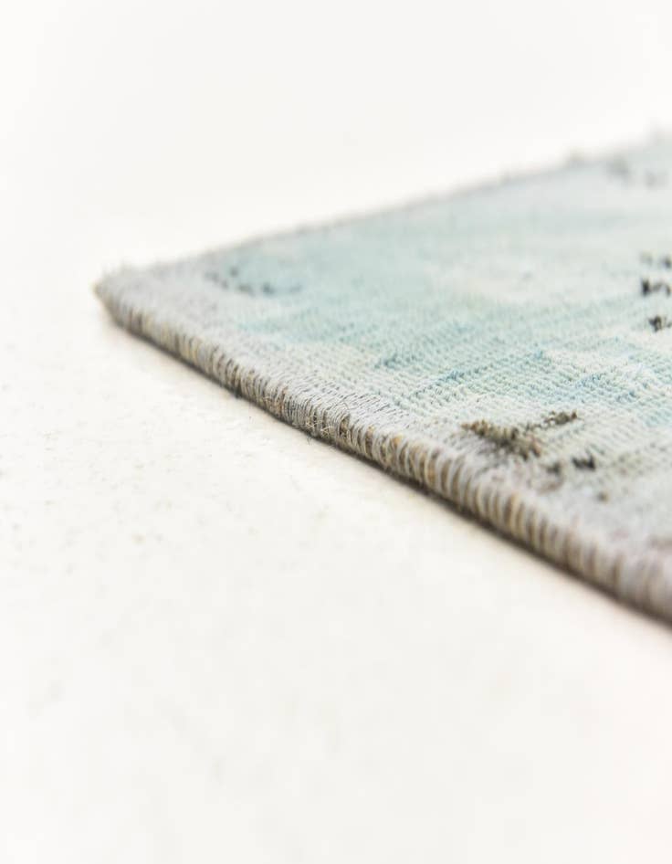 Detail image of  6' x 7' 7  Hand Knotted Ultra Vintage Persian Wool Rug