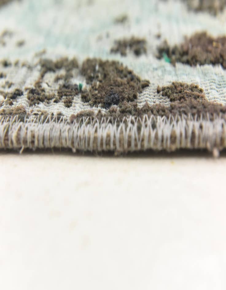 Detail image of  6' x 7' 7  Hand Knotted Ultra Vintage Persian Wool Rug