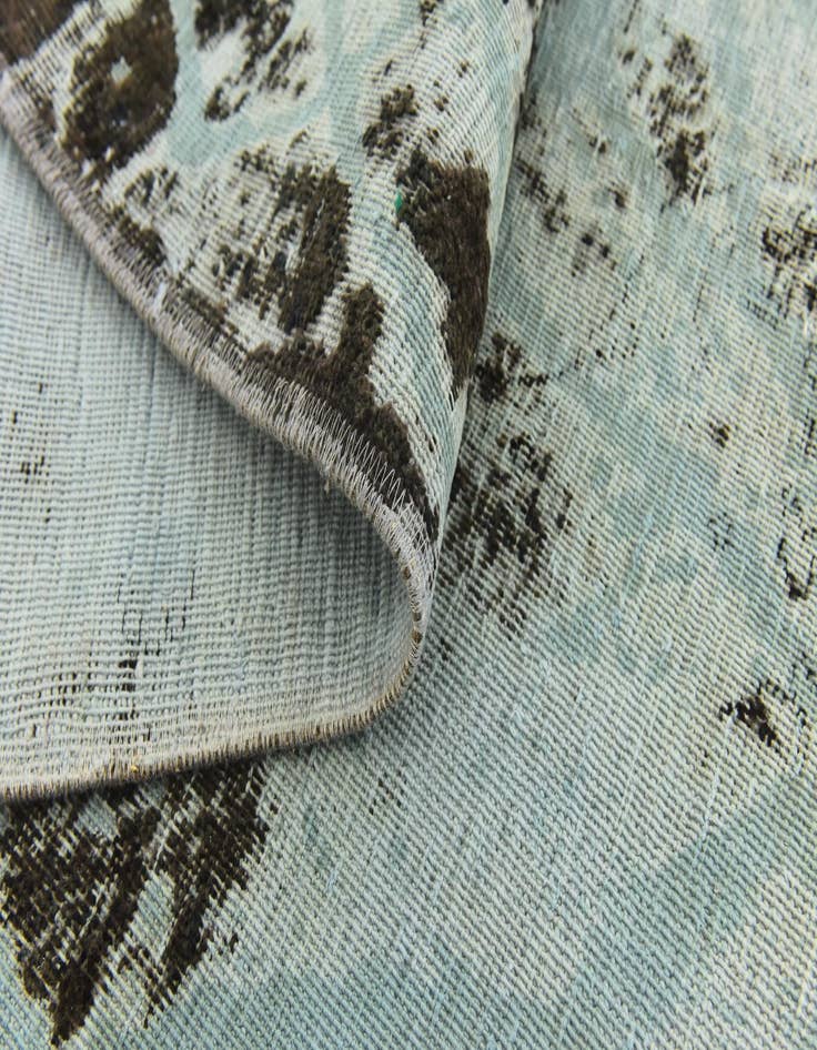 Detail image of  6' x 7' 7  Hand Knotted Ultra Vintage Persian Wool Rug