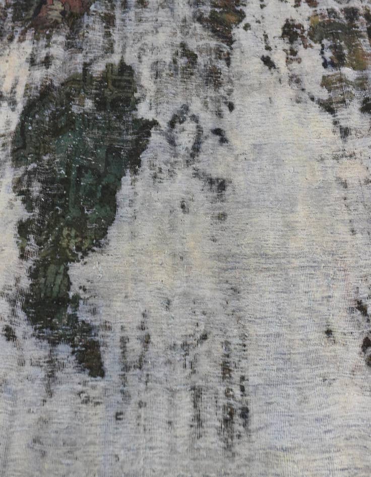 Detail image of  6' 4 x 9' 8  Hand Knotted Ultra Vintage Persian Wool Rug