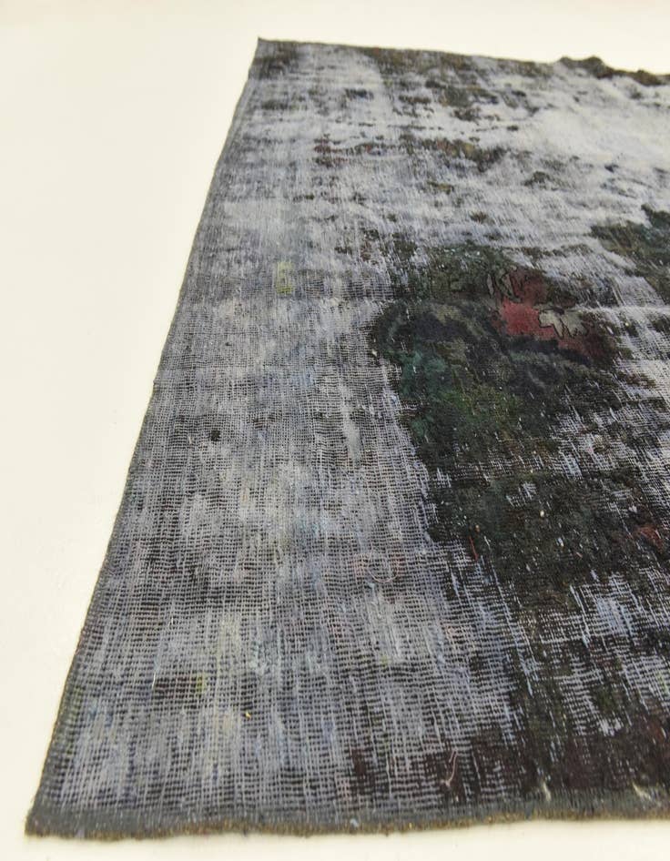 Detail image of  6' 4 x 9' 8  Hand Knotted Ultra Vintage Persian Wool Rug