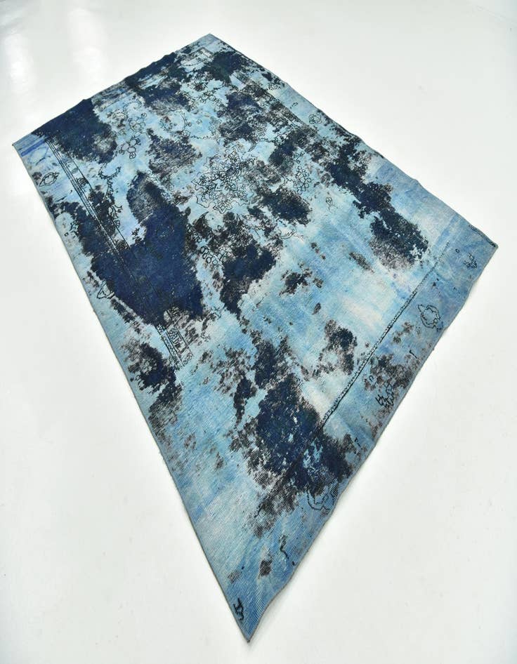 Detail image of  7' 2 x 10' 7  Hand Knotted Ultra Vintage Persian Wool Rug