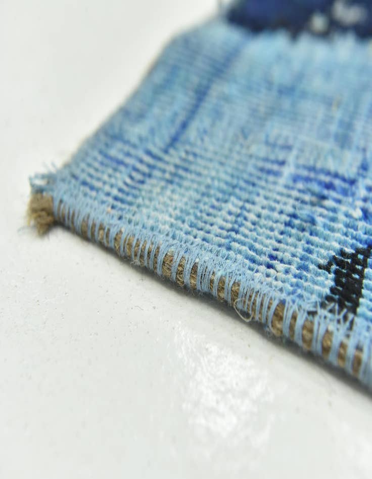 Detail image of  7' 2 x 10' 7  Hand Knotted Ultra Vintage Persian Wool Rug