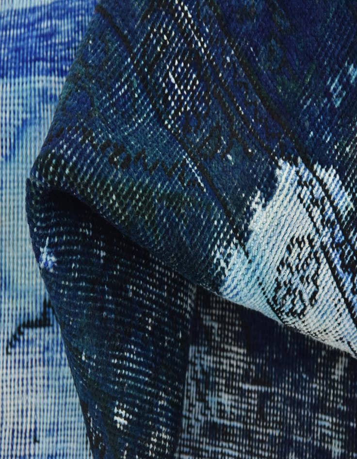 Detail image of  7' 2 x 10' 7  Hand Knotted Ultra Vintage Persian Wool Rug