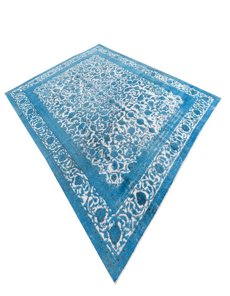 Detail image of 9' 2 x 12' Hand Knotted Ultra Vintage Persian Wool Rug