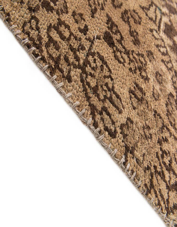 Detail image of  3' 6 x 5'  Hand Knotted Ultra Vintage Persian Wool Rug