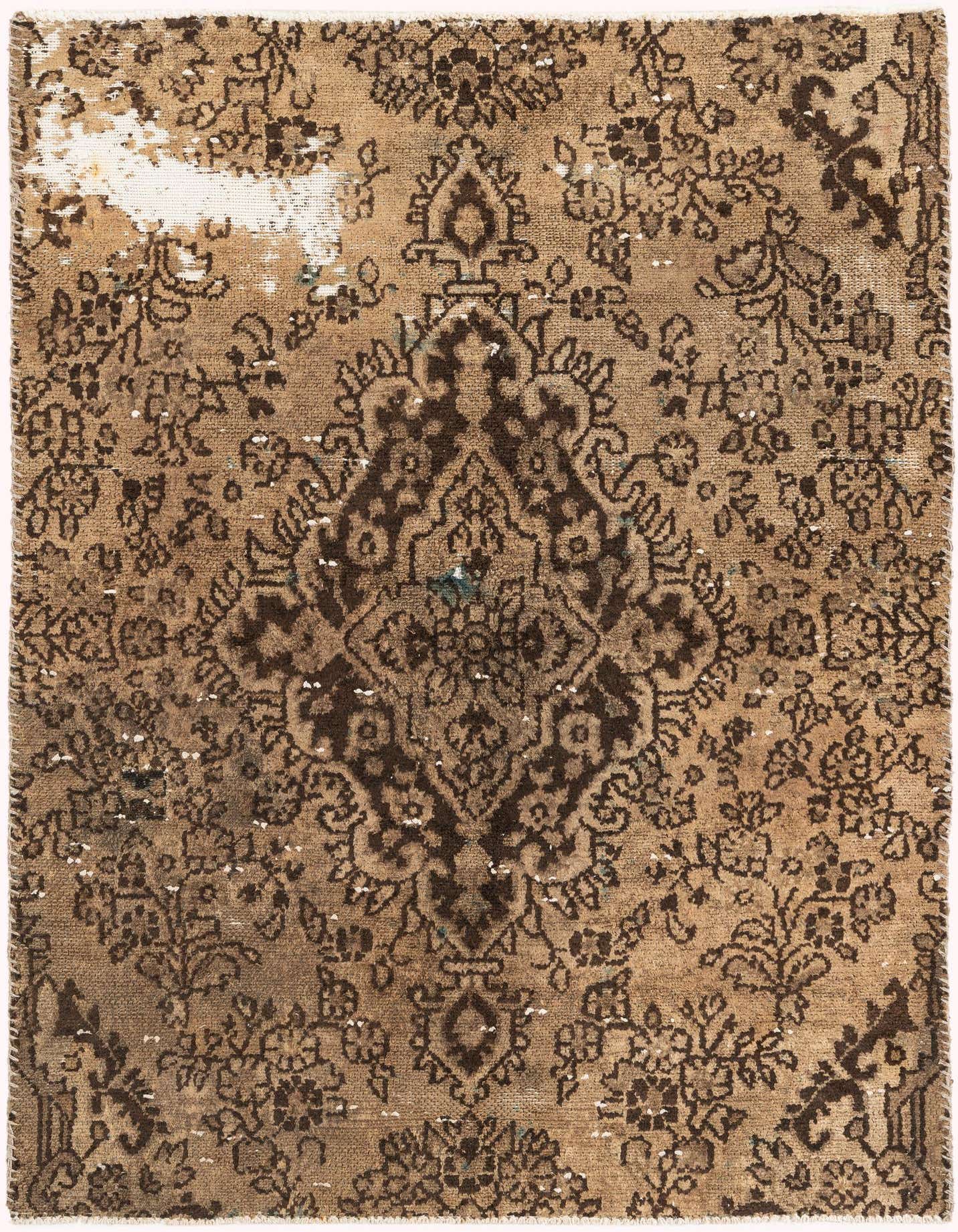 A 3x5 rectangular light blue Persian rug with a faded medallion pattern and distressed vintage look.