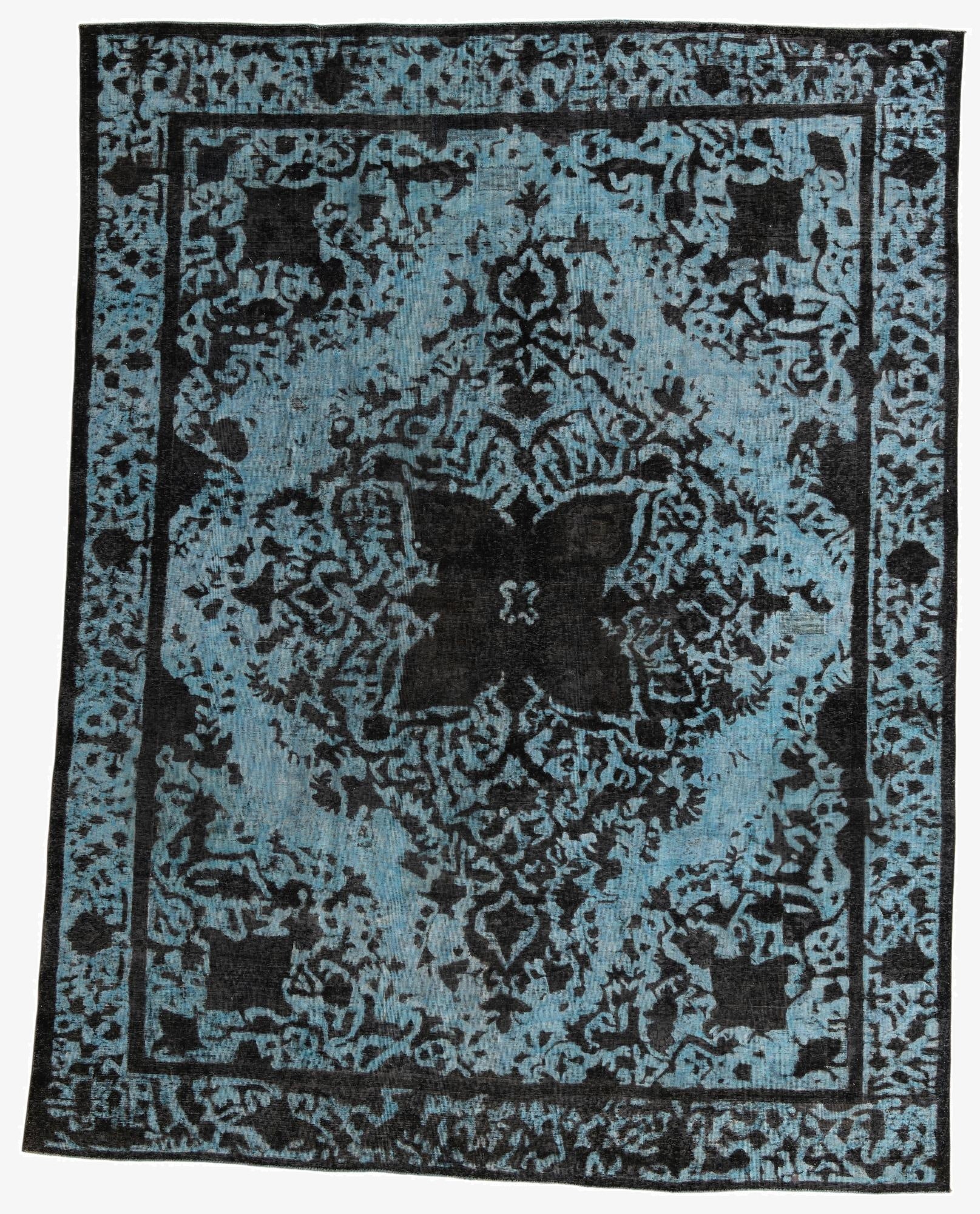  9' 9 x 12' 7  Hand Knotted Ultra Vintage Persian Wool Rug