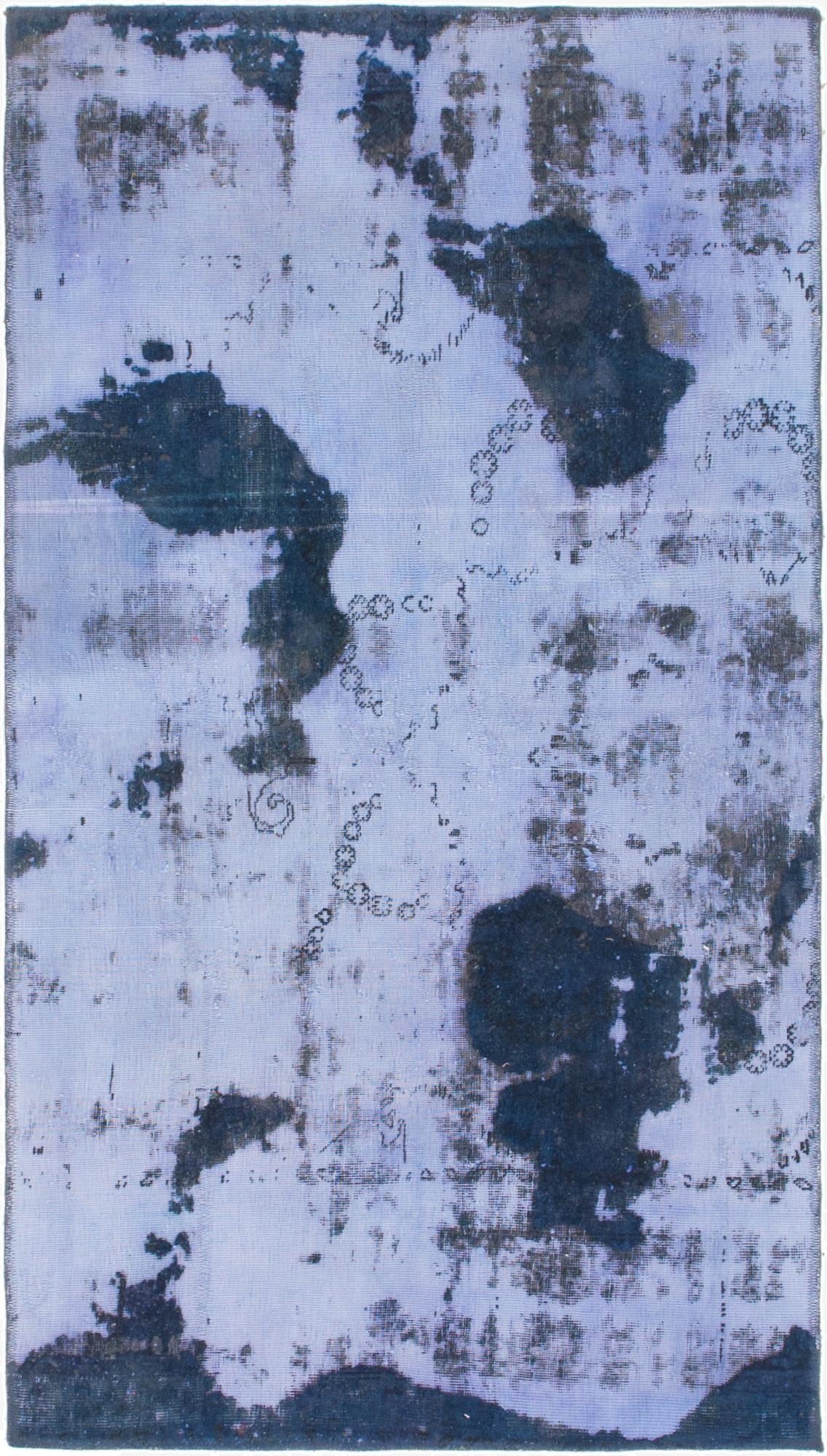  3' 3 x 6'  Hand Knotted Ultra Vintage Persian Wool Rug