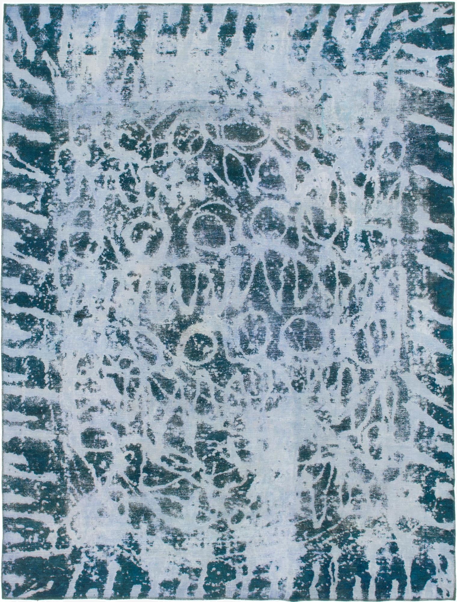  8' 6 x 11' 2  Hand Knotted Ultra Vintage Persian Wool Rug