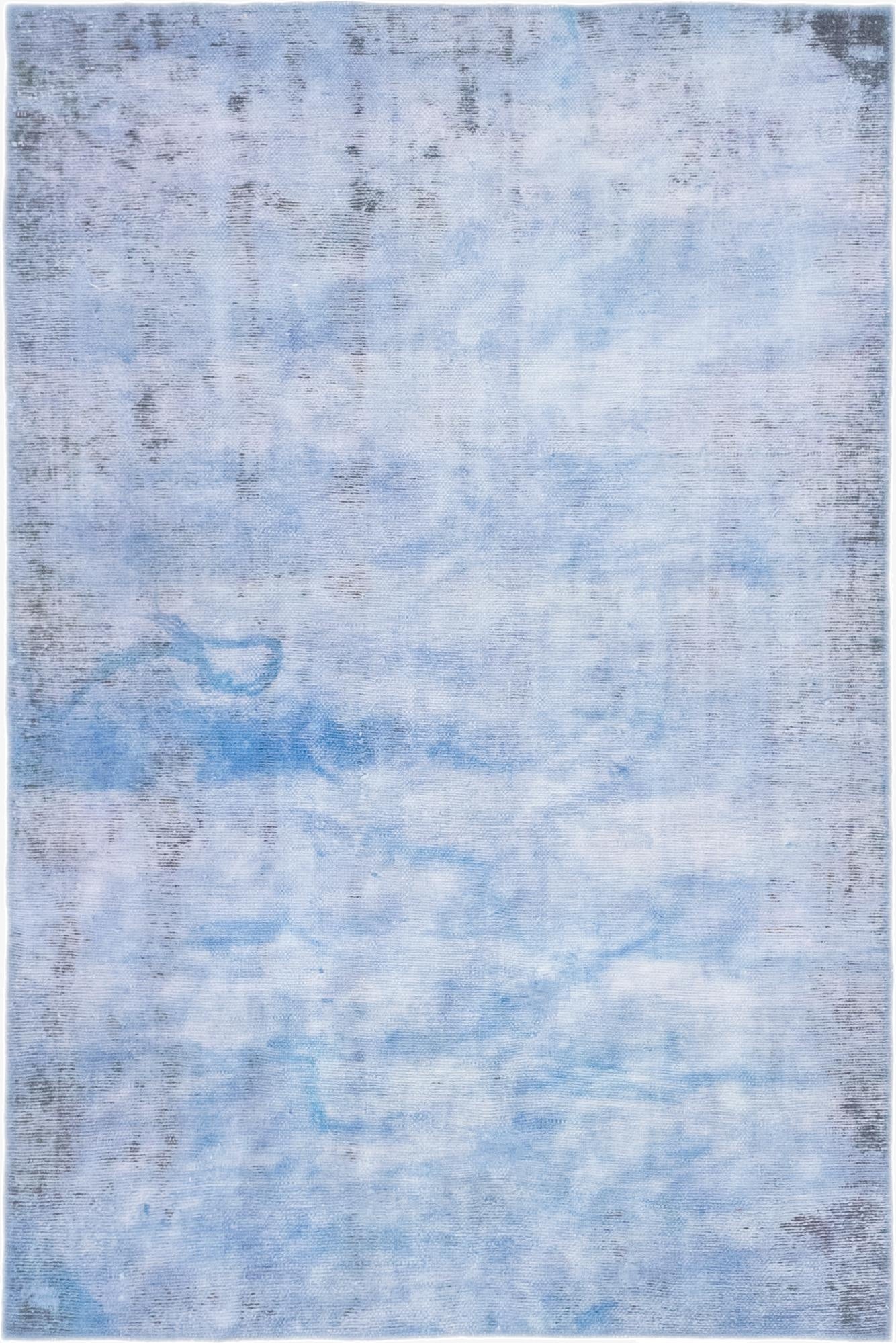  3' 10 x 5' 8  Hand Knotted Ultra Vintage Persian Wool Rug