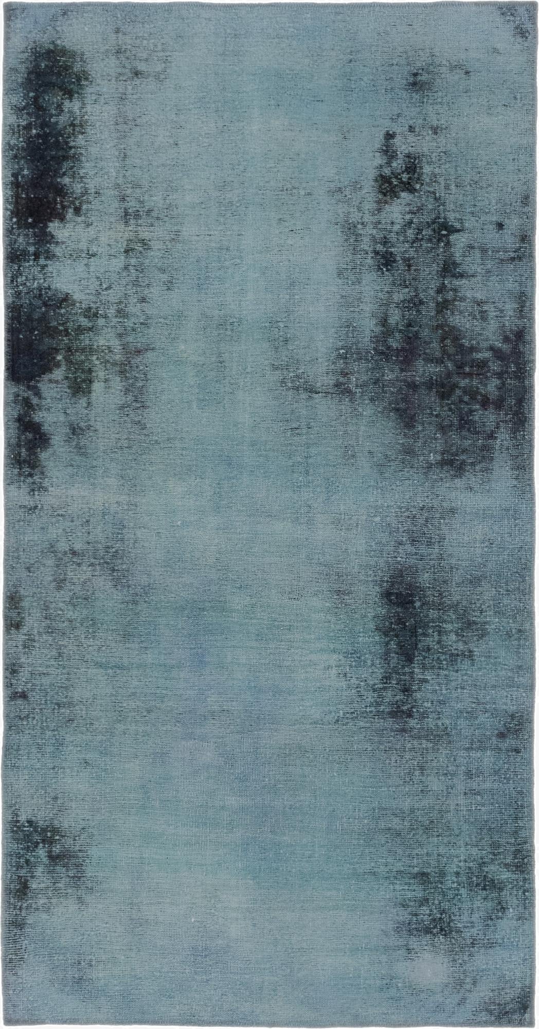  3' 7 x 6' 9  Hand Knotted Ultra Vintage Persian Wool Rug