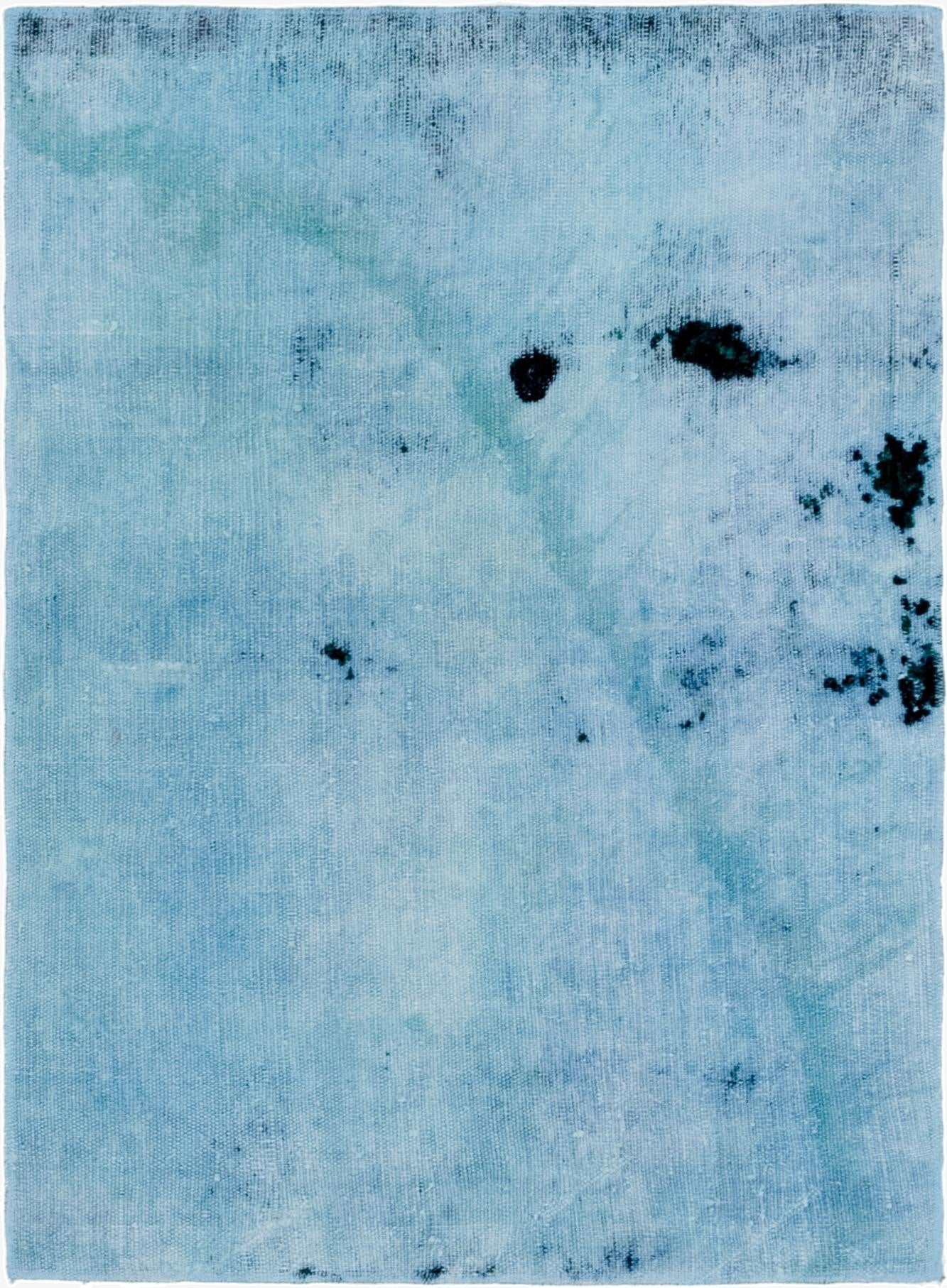  3' 5 x 4' 9  Hand Knotted Ultra Vintage Persian Wool Rug