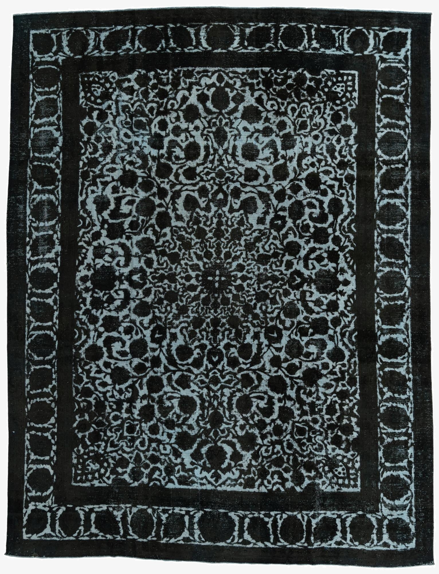  9' 5 x 12' 2  Hand Knotted Ultra Vintage Persian Wool Rug