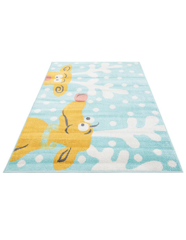 Detail image of  4' x 5' 6 Whimsy Kids Rug