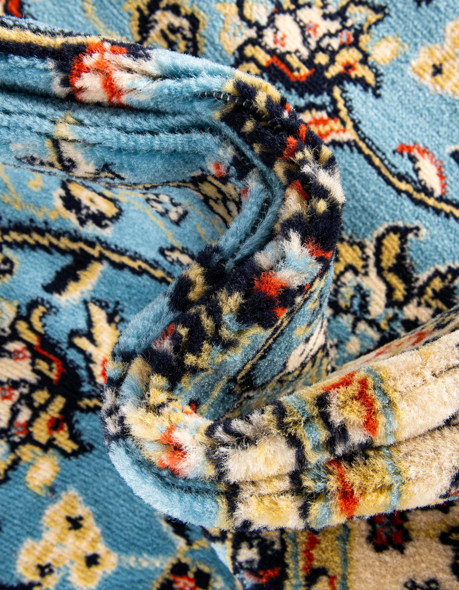 Light Blue 10' x 13' Yasmin Rug | Rugs.com