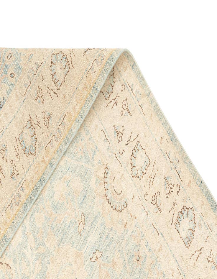 Detail image of  5' 1 x 25' 4  Hand Knotted Ziegler Rug