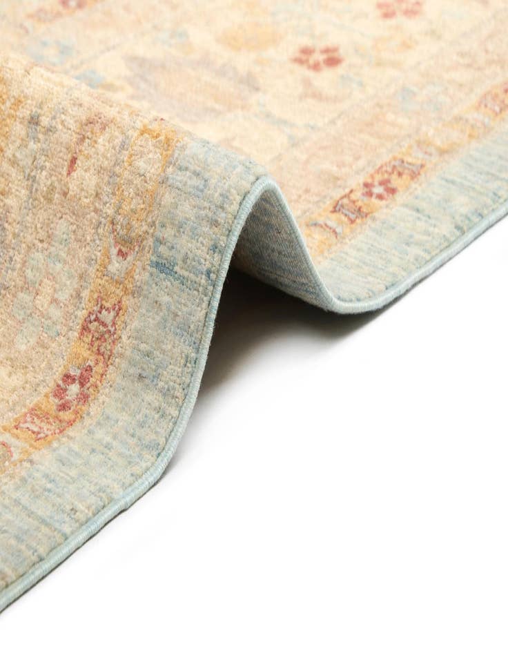 Detail image of  12' x 17' 4  Hand Knotted Ziegler Rug