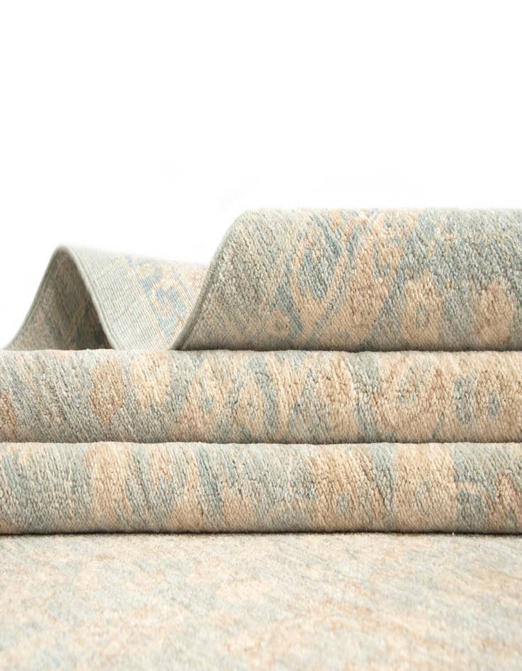 Detail image of  7' 11 x 9' 10  Hand Knotted Ziegler Rug