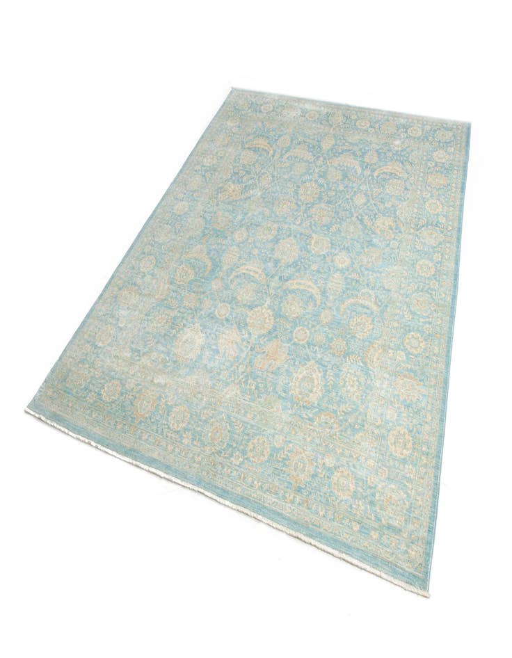 Detail image of  7' 10 x 9' 8  Hand Knotted Ziegler Rug