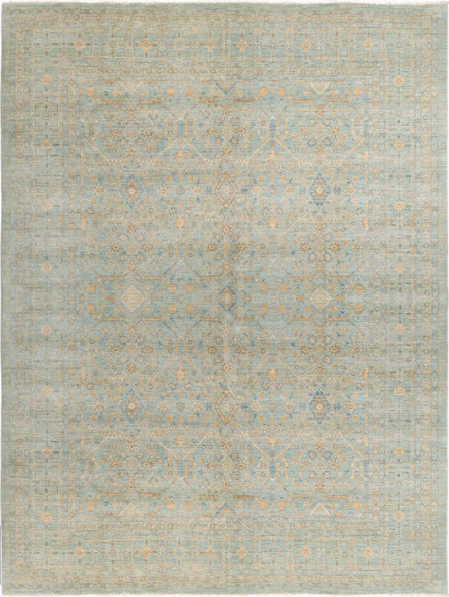  8' 8 x 11' 10  Hand Knotted Ziegler Rug