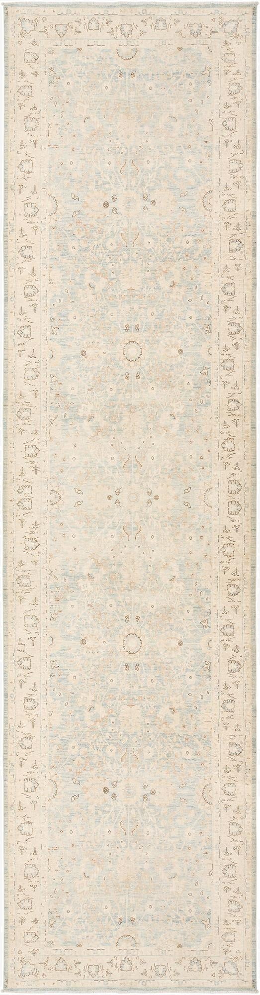  5' 1 x 25' 4  Hand Knotted Ziegler Rug