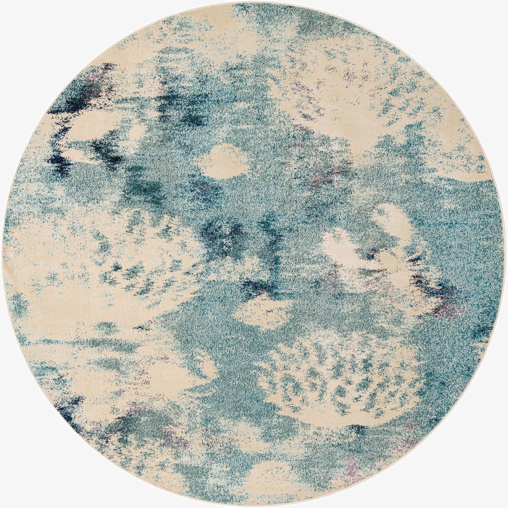  10' x 10'  Washable Amalfi Round Rug